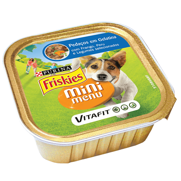 PURINA FRISKIES Mini Menu Frango Peru e Legumes gelatina NESTLE